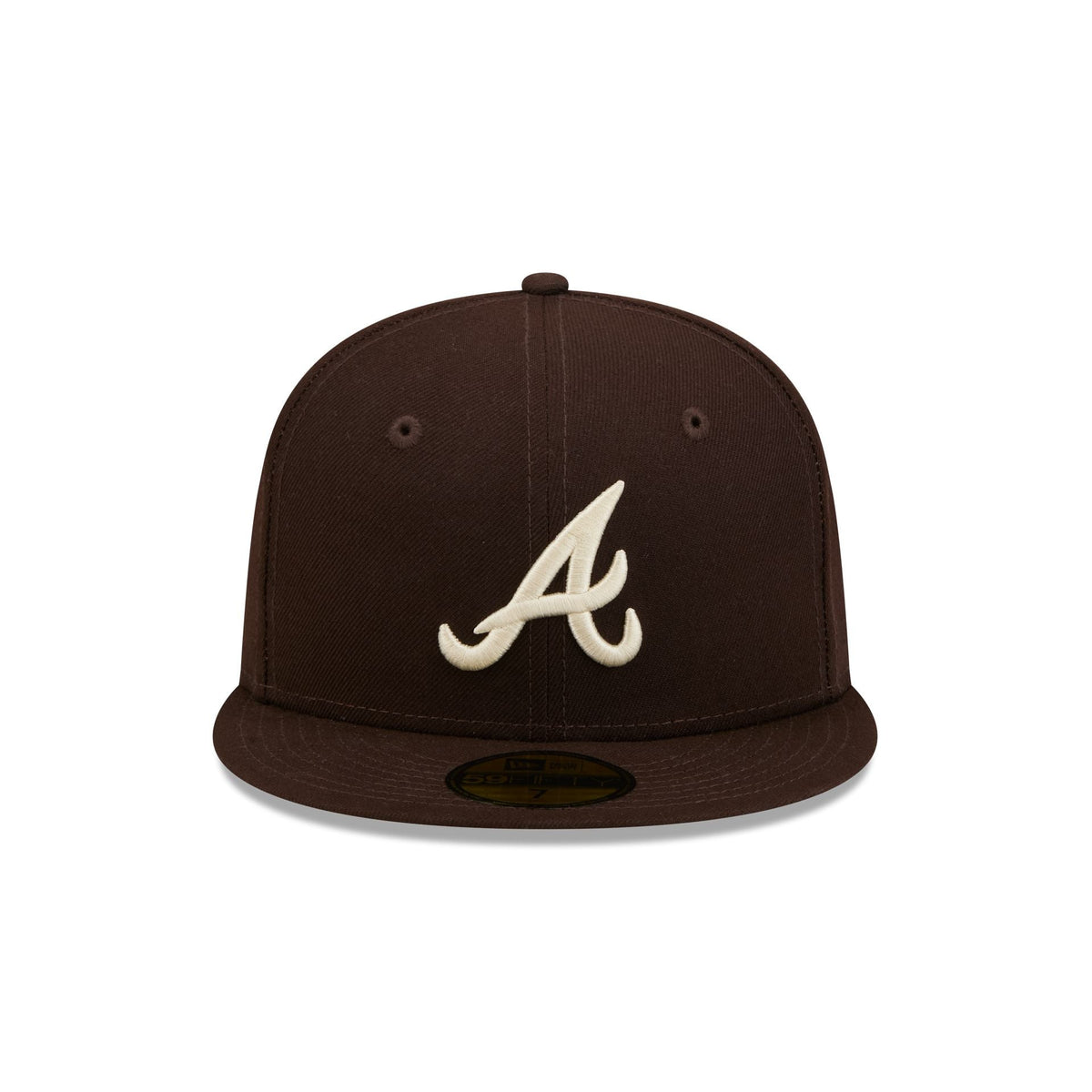 Atlanta Braves Brown Basic 59FIFTY Fitted Hat - Image 2