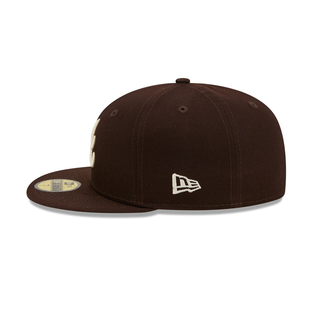 Atlanta Braves Brown Basic 59FIFTY Fitted Hat - Image 4