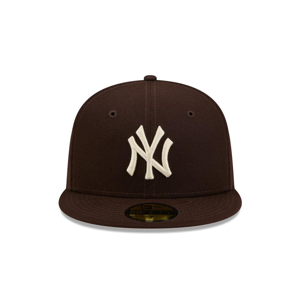New York Yankees Brown Basic 59FIFTY Fitted Hat - Image 2