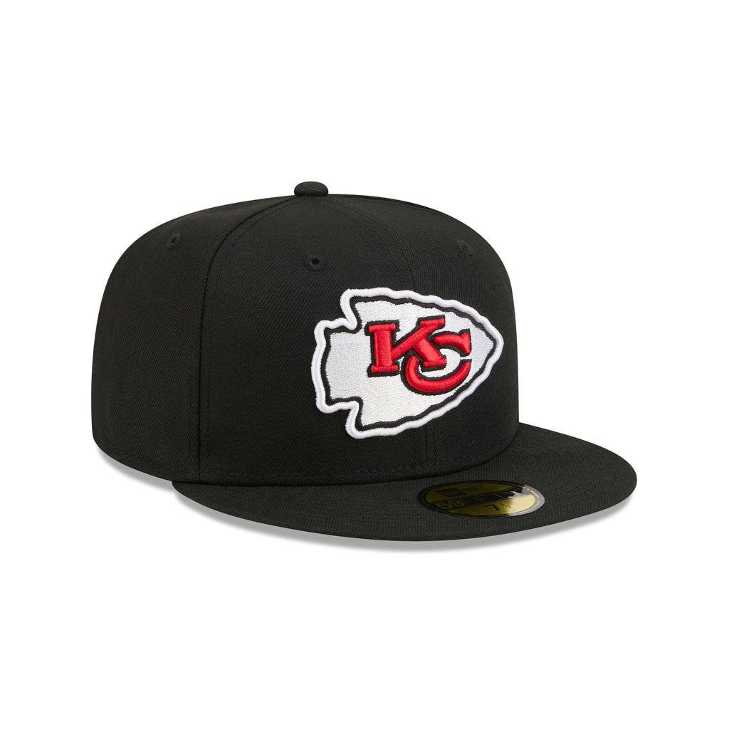 Kansas City Chiefs Black Basic 59FIFTY Fitted Hat - Image 3