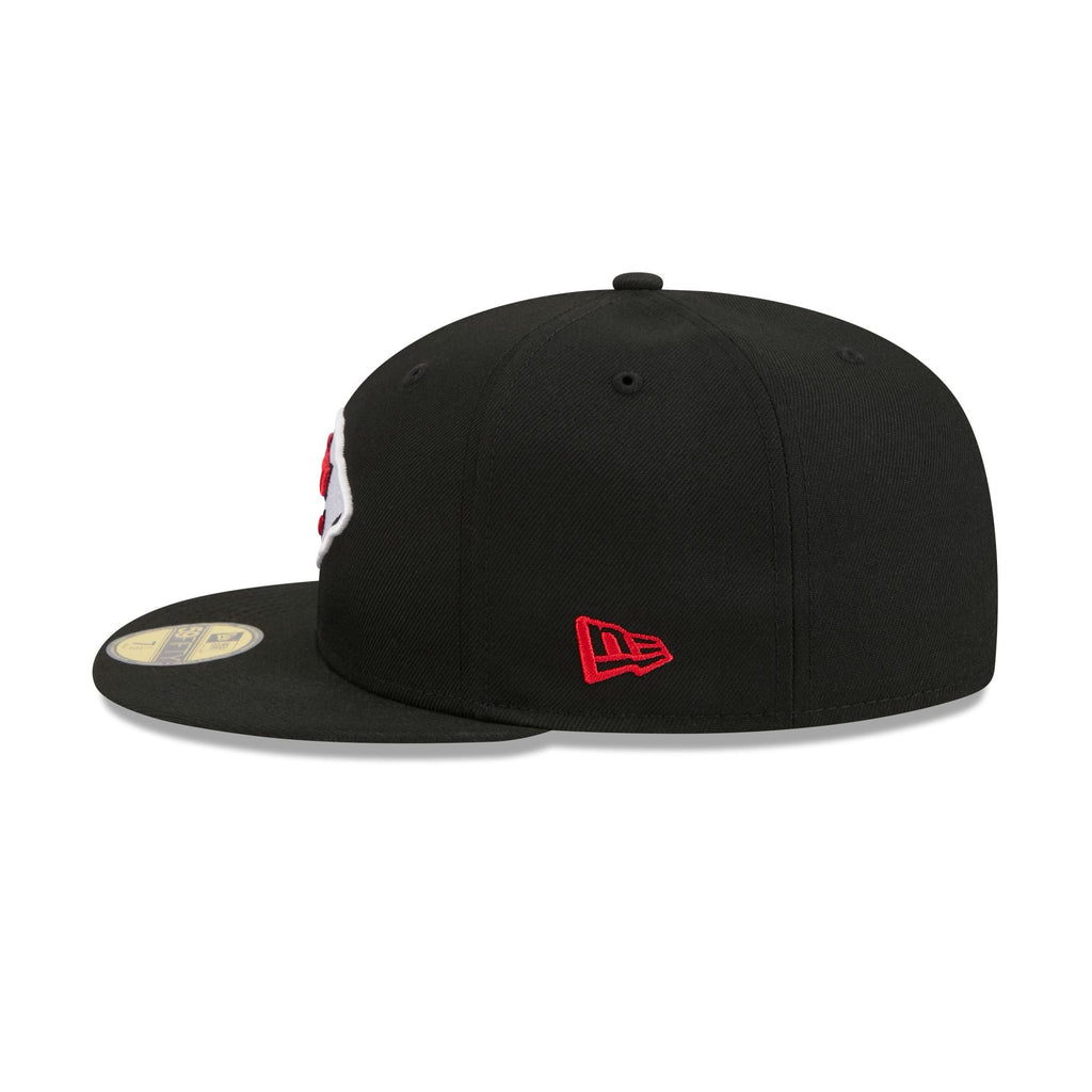 Kansas City Chiefs Black Basic 59FIFTY Fitted Hat - Image 4