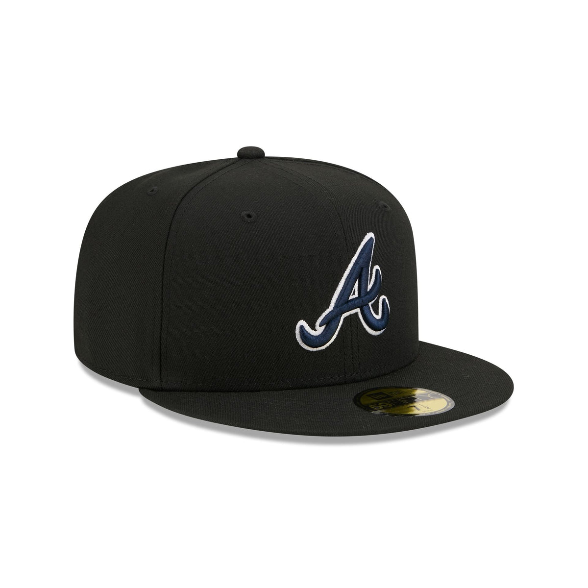 Atlanta Braves Black Basic 59FIFTY Fitted Hat - Image 3