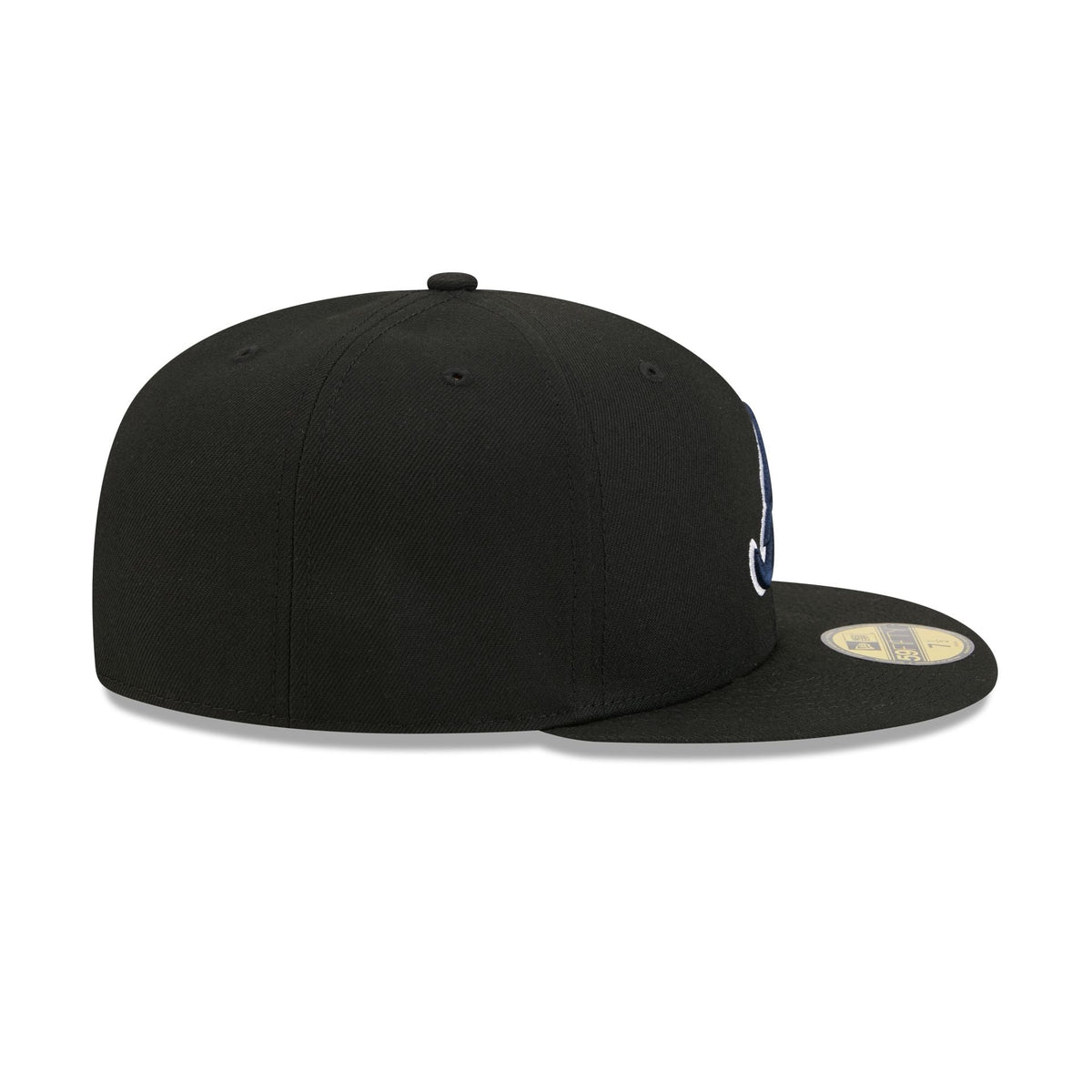 Atlanta Braves Black Basic 59FIFTY Fitted Hat - Image 5
