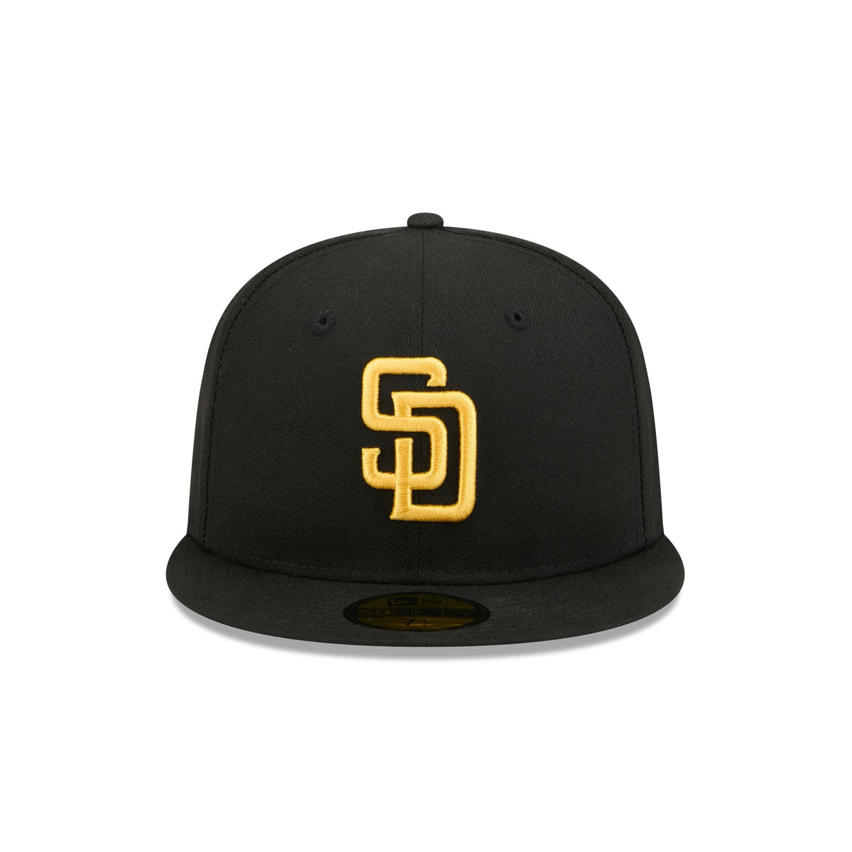 San Diego Padres Black Basic 59FIFTY Fitted Hat - Image 2