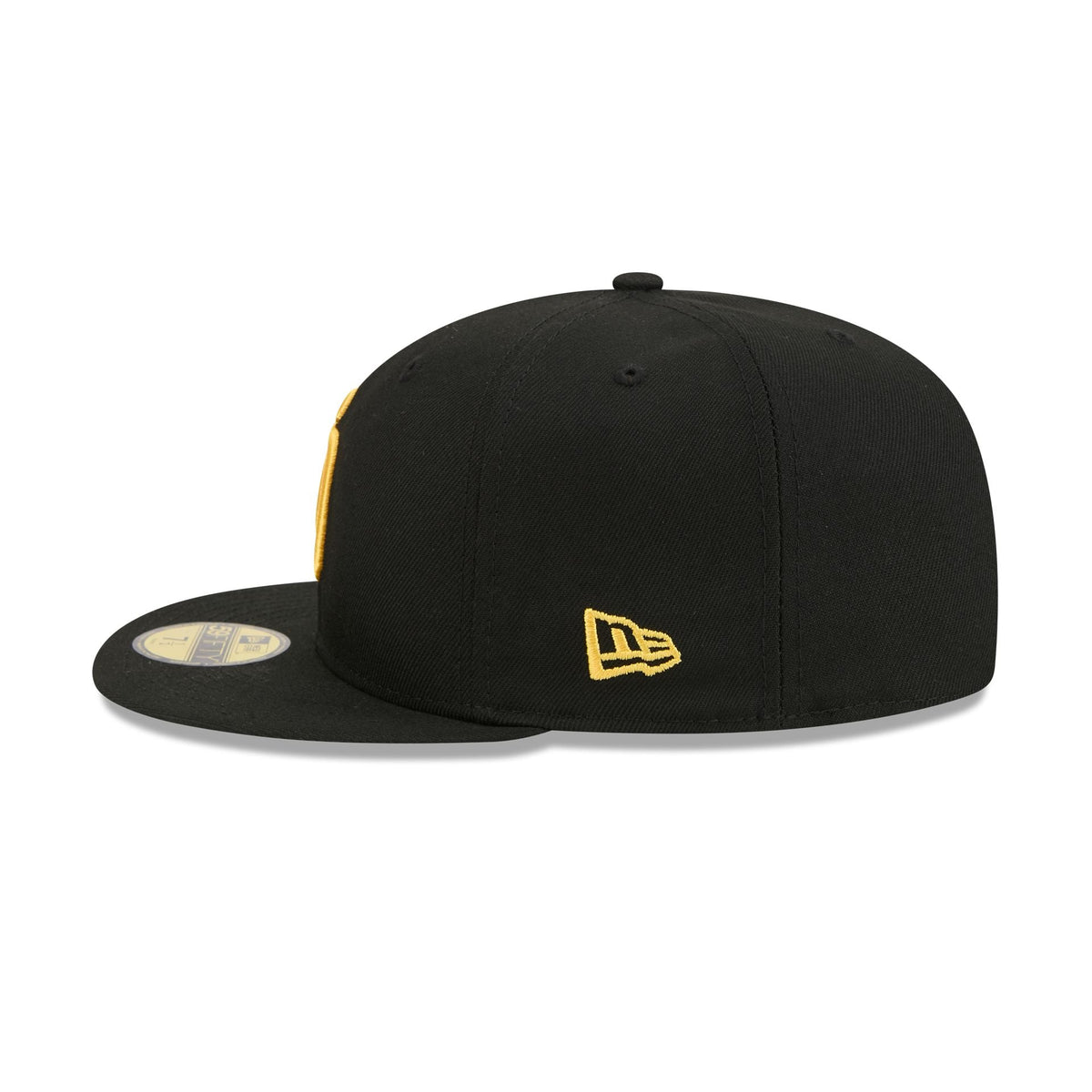 San Diego Padres Black Basic 59FIFTY Fitted Hat - Image 4
