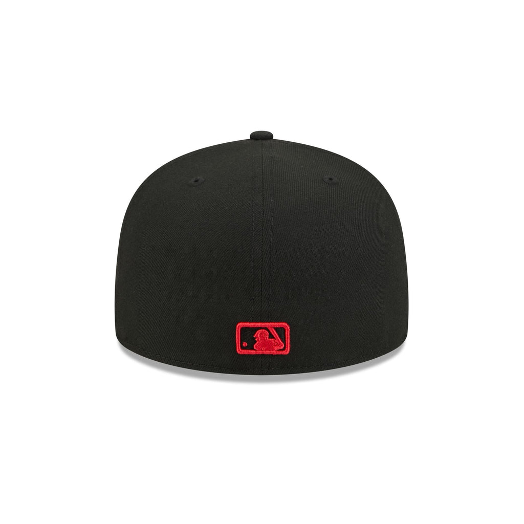 Chicago Cubs Black Basic 59FIFTY Fitted Hat - Image 6