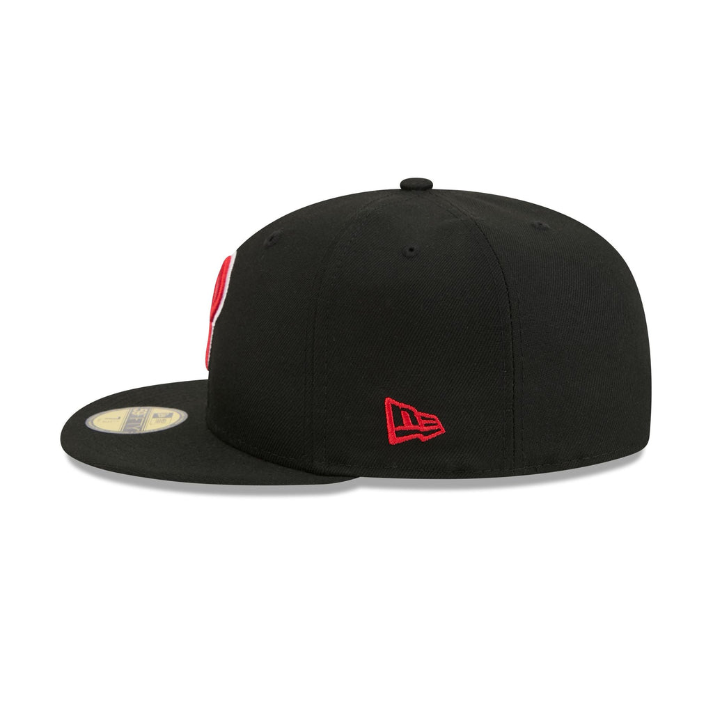 Philadelphia Phillies Black Basic 59FIFTY Fitted Hat - Image 4