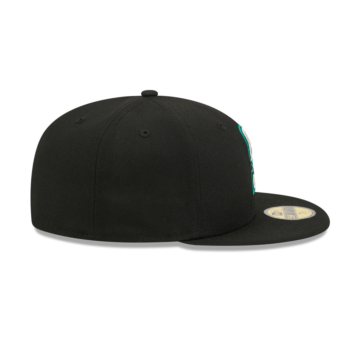 Seattle Mariners Black Basic 59FIFTY Fitted Hat - Image 5