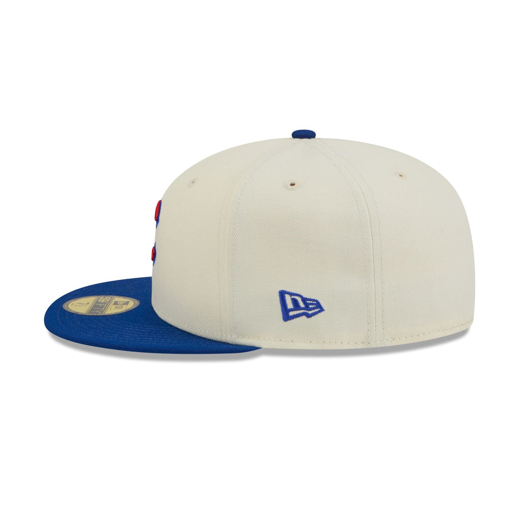 Chicago Cubs Chrome White Basic 59FIFTY Fitted Hat - Image 4
