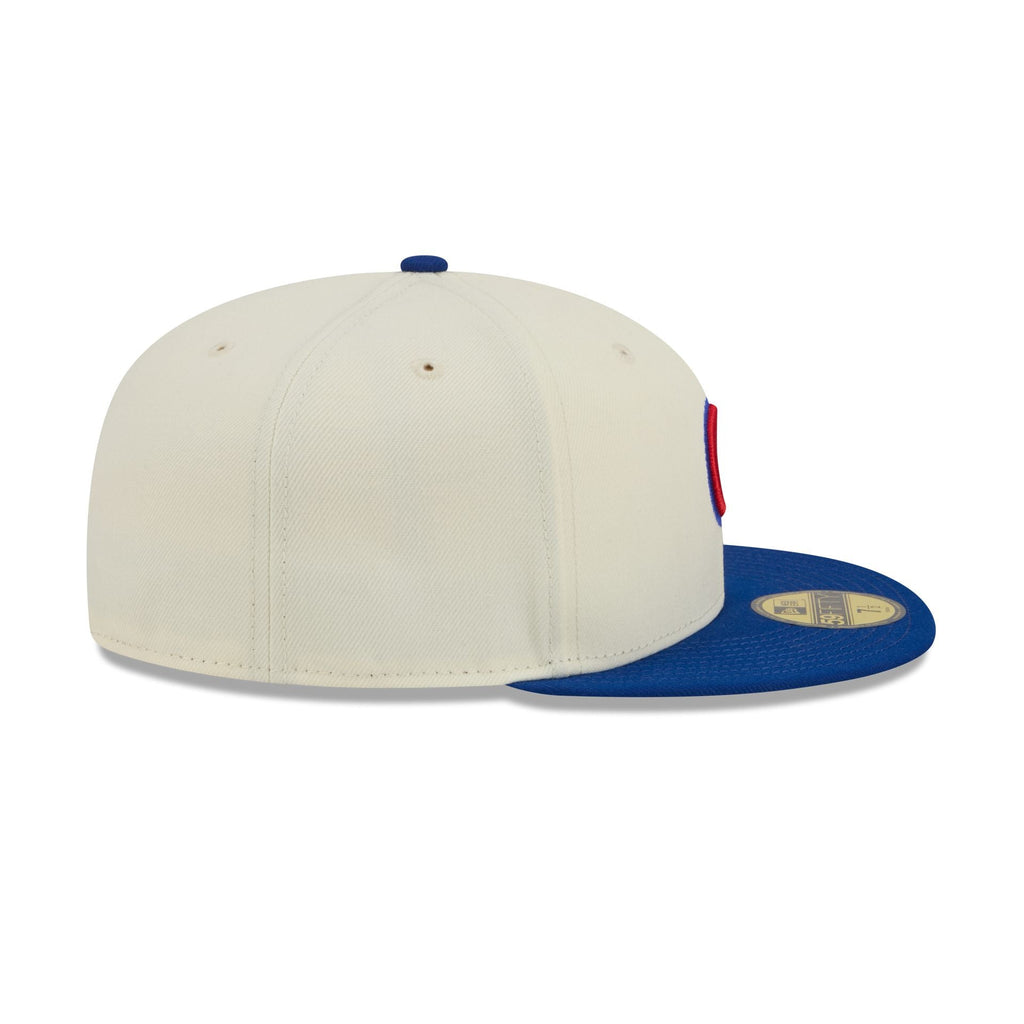 Chicago Cubs Chrome White Basic 59FIFTY Fitted Hat - Image 5