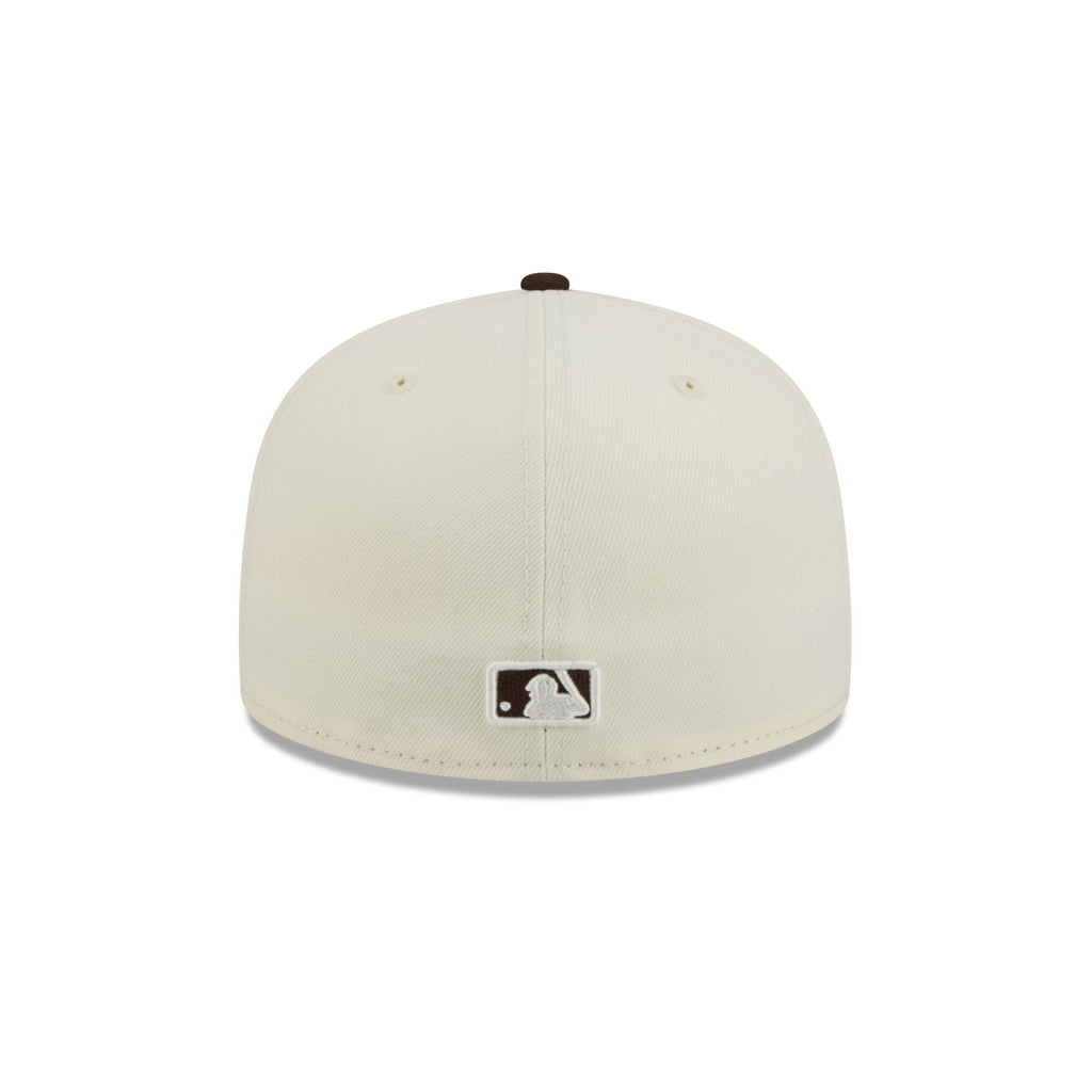 San Diego Padres Chrome White Basic 59FIFTY Fitted Hat - Image 6