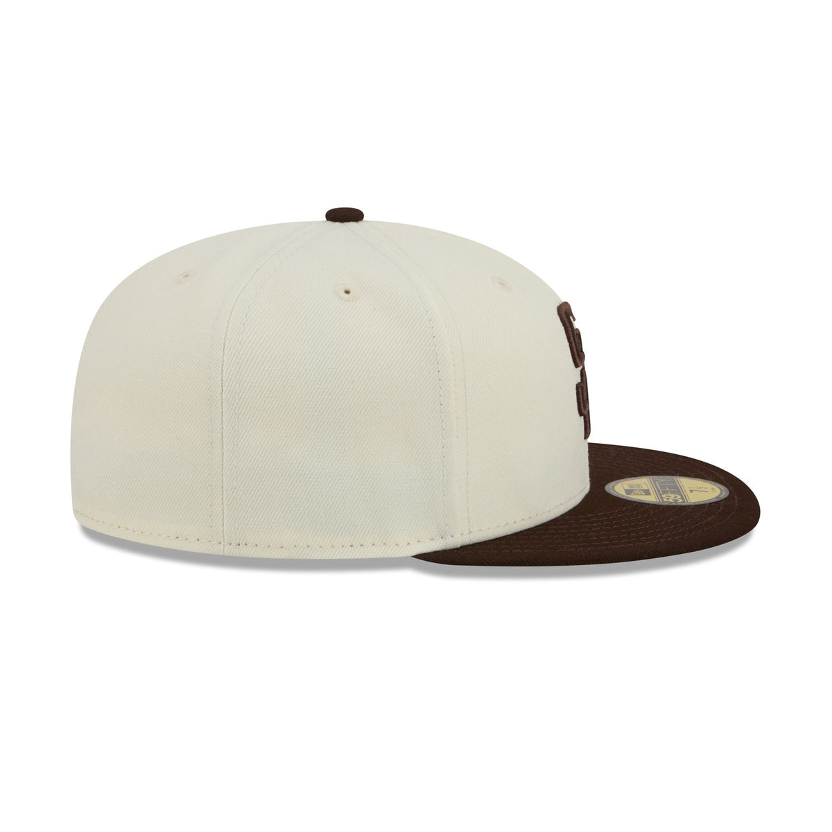 San Diego Padres Chrome White Basic 59FIFTY Fitted Hat - Image 5