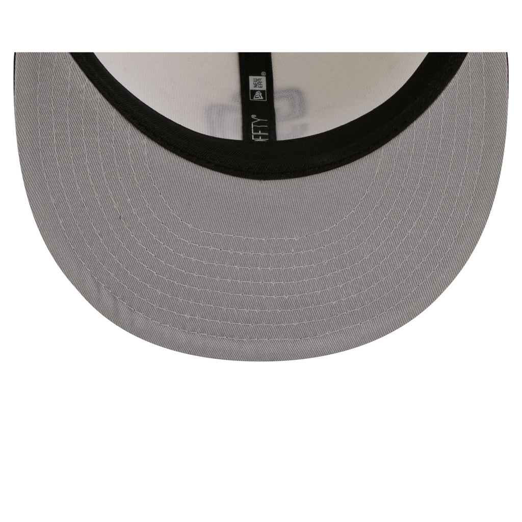 San Diego Padres Chrome White Basic 59FIFTY Fitted Hat - Image 7