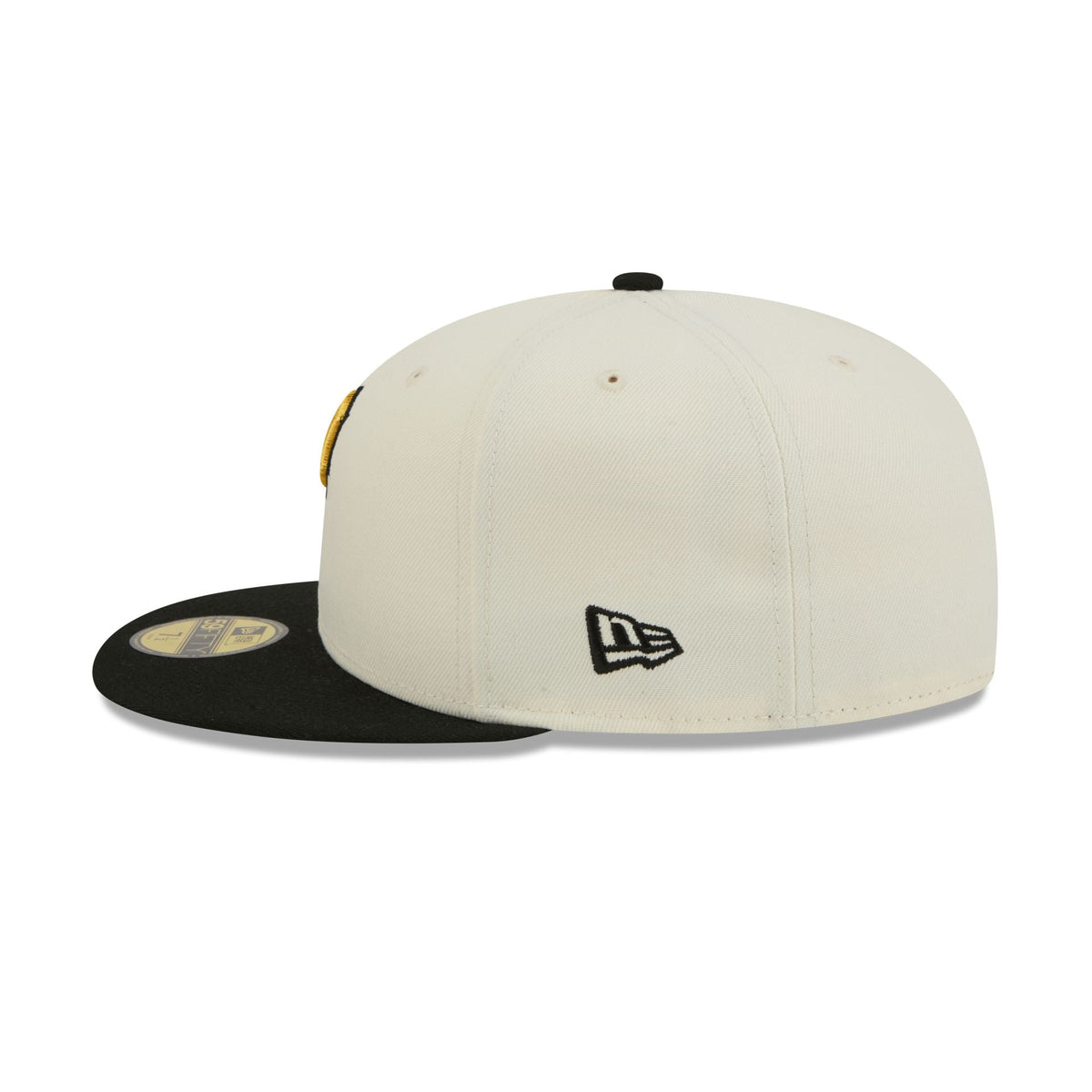 Pittsburgh Pirates Chrome White Basic 59FIFTY Fitted Hat - Image 4