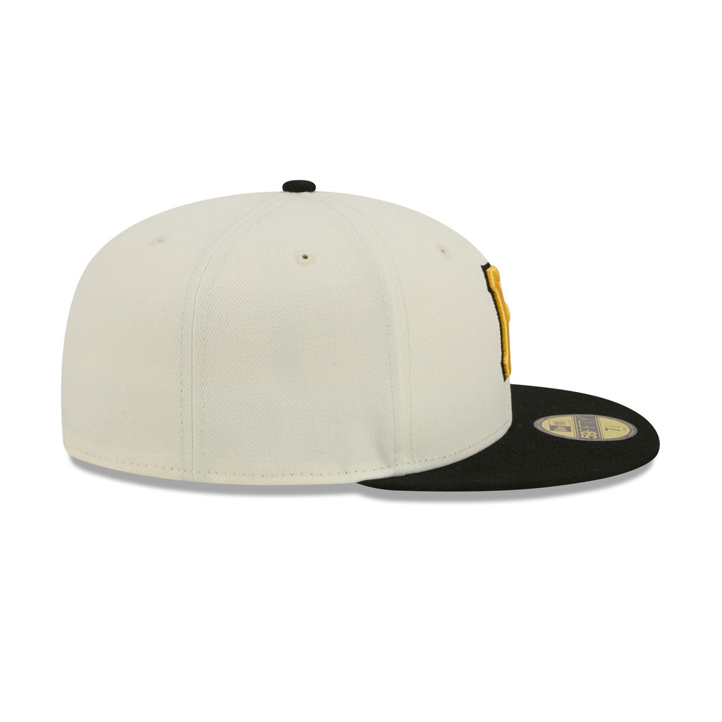 Pittsburgh Pirates Chrome White Basic 59FIFTY Fitted Hat - Image 5