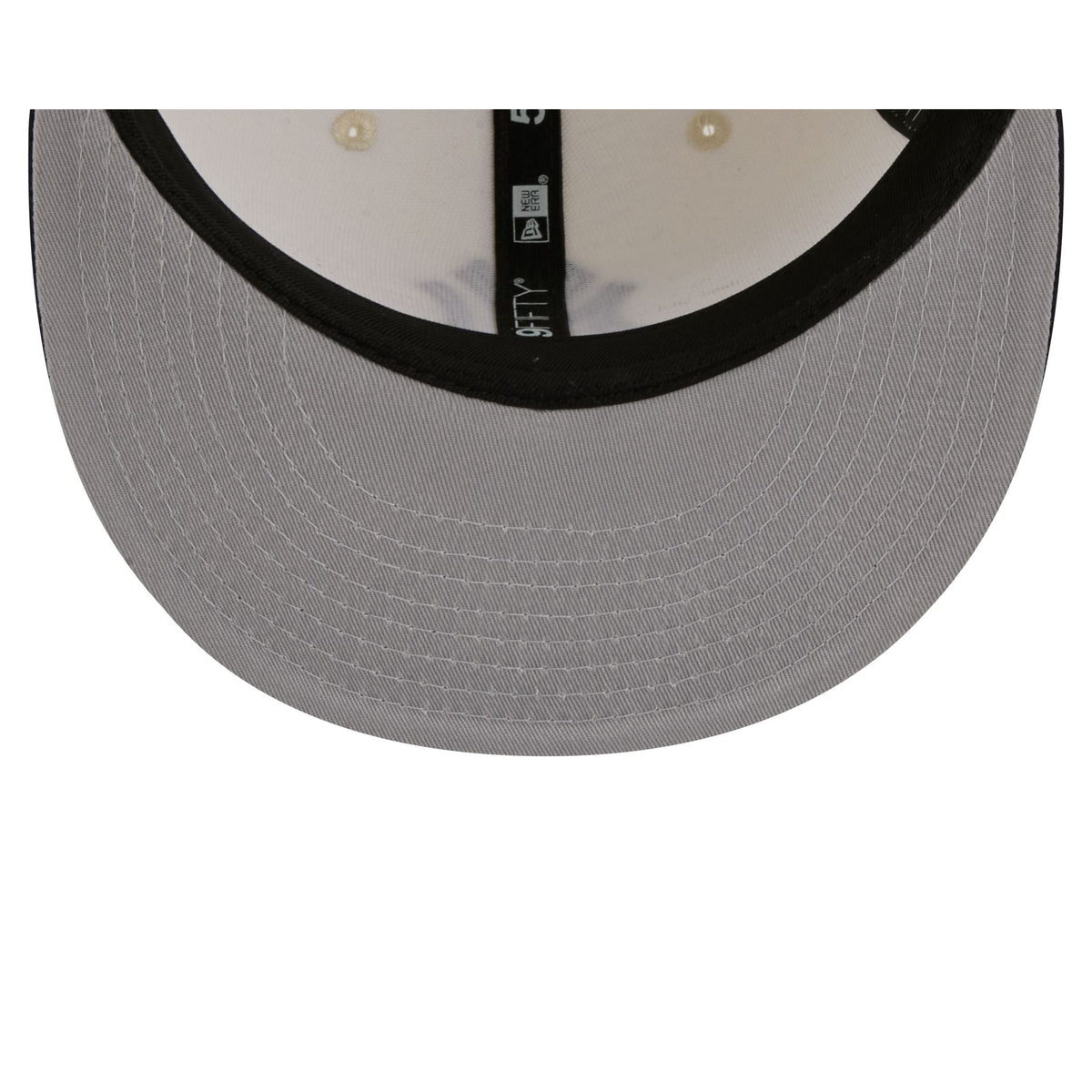 New York Yankees Chrome White Basic 59FIFTY Fitted Hat - Image 7