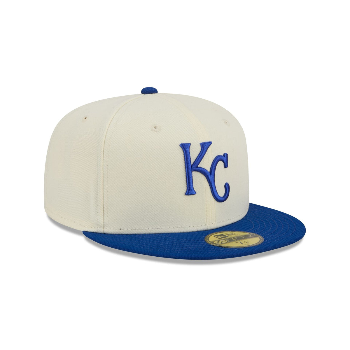 Kansas City Royals Chrome White Basic 59FIFTY Fitted Hat - Image 3
