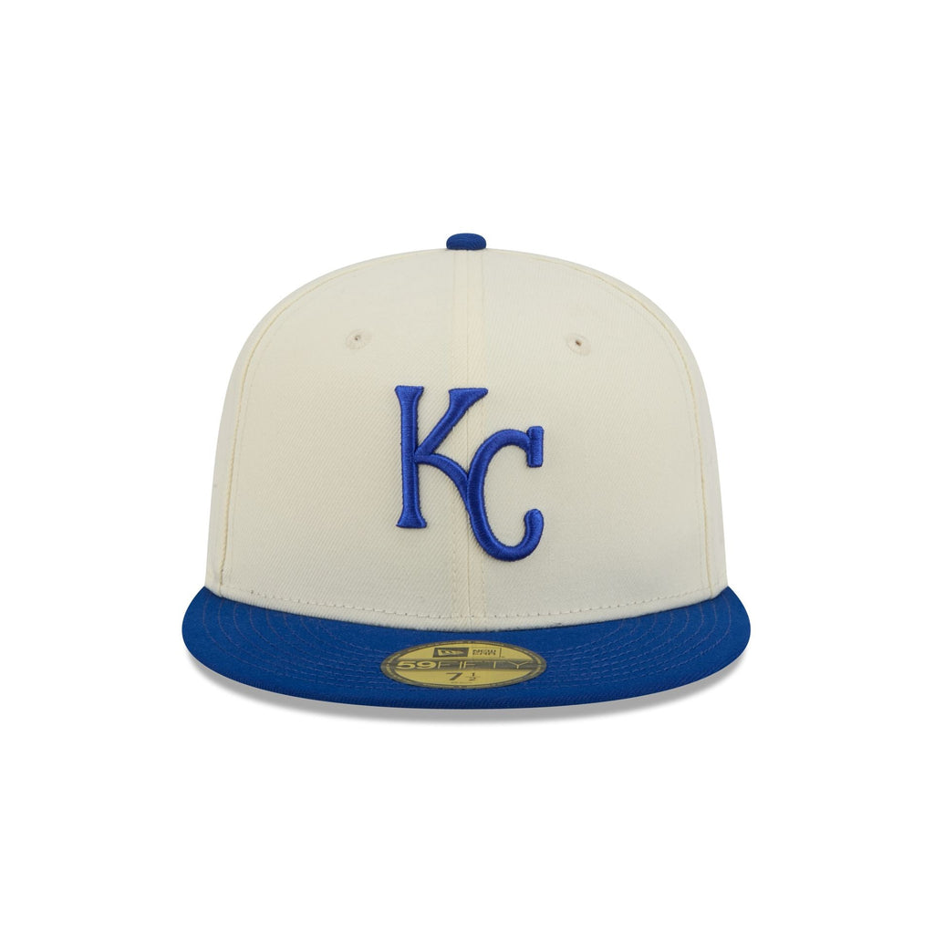 Kansas City Royals Chrome White Basic 59FIFTY Fitted Hat - Image 2