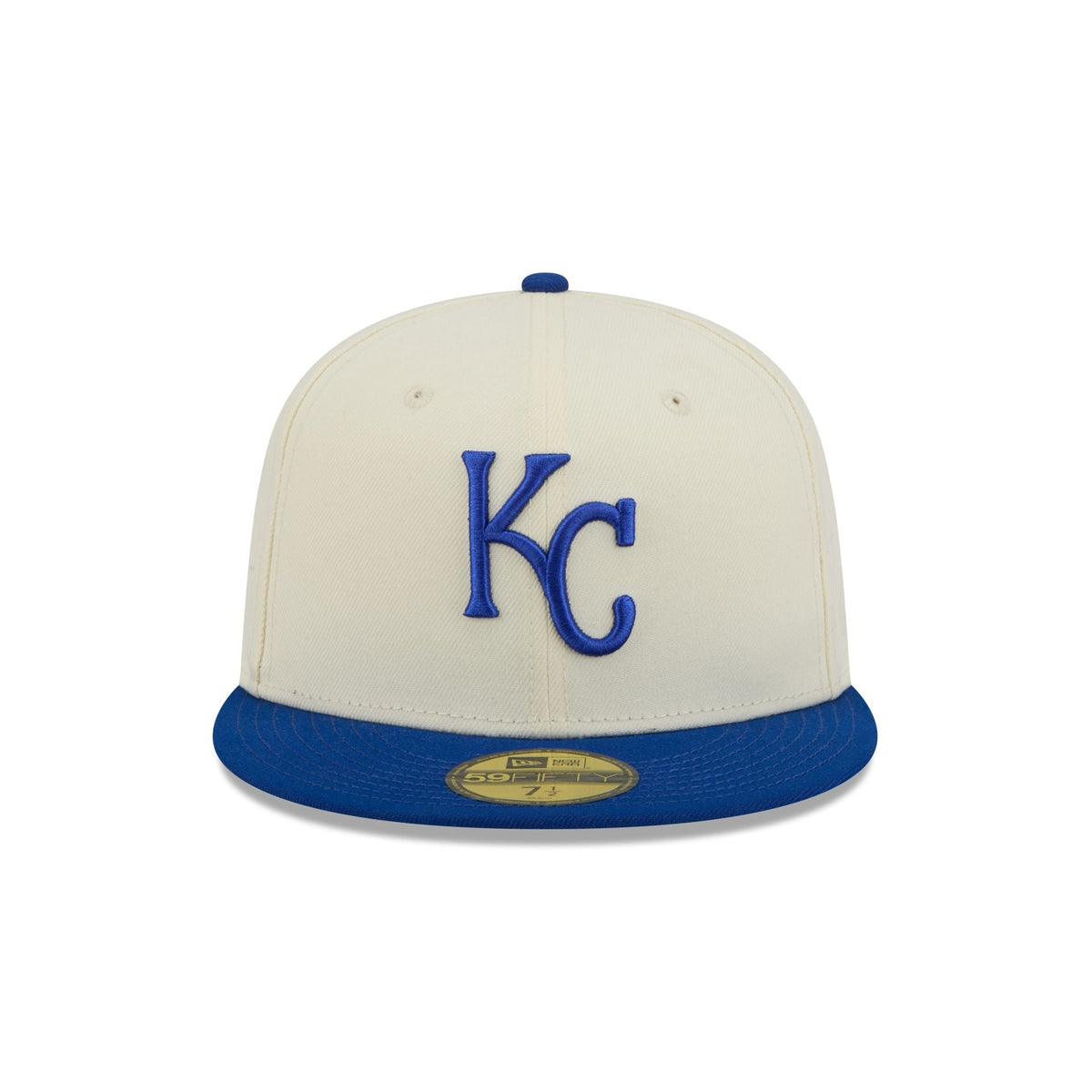 Kansas City Royals Chrome White Basic 59FIFTY Fitted Hat - Image 2