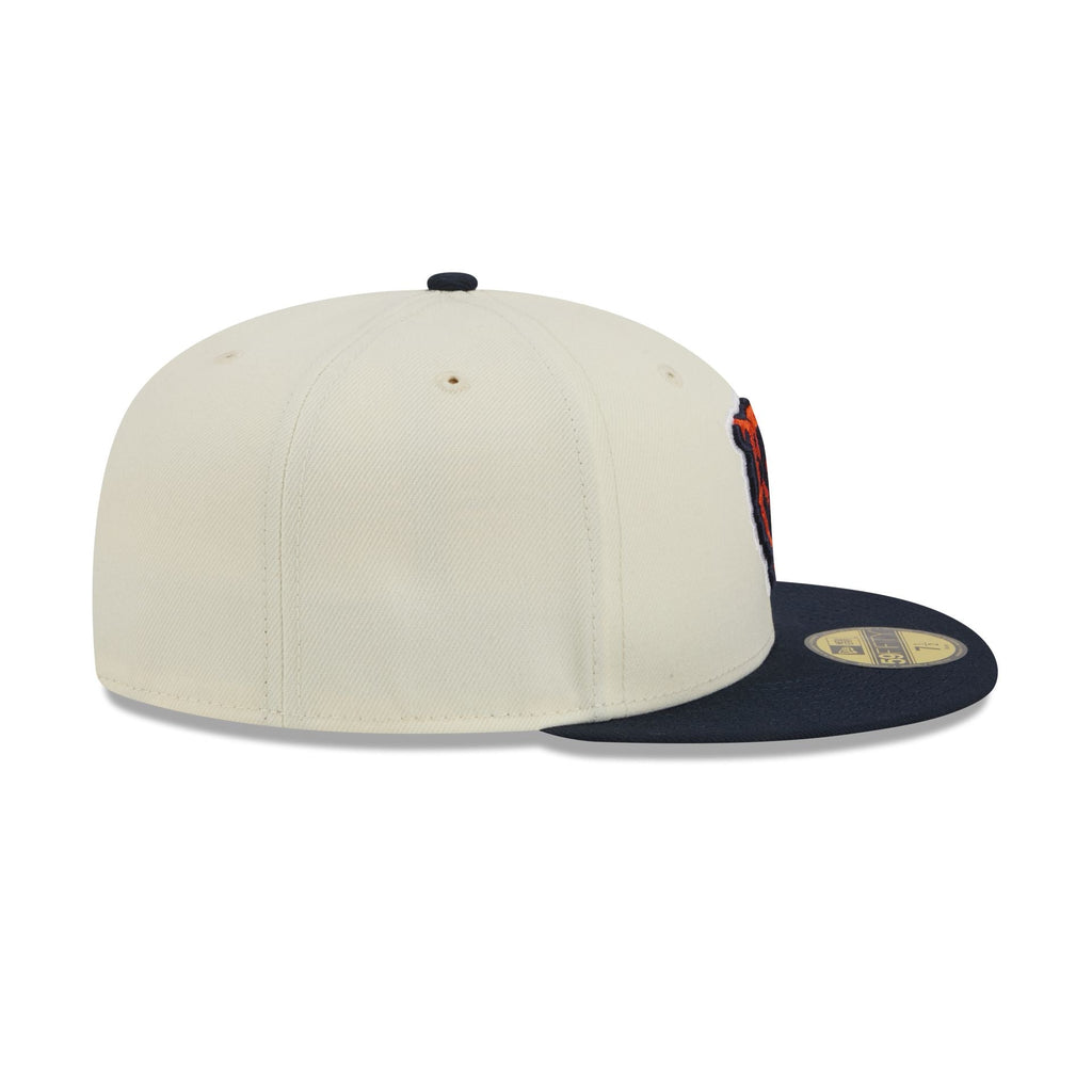 Chicago Bears Chrome White Basic 59FIFTY Fitted Hat - Image 5