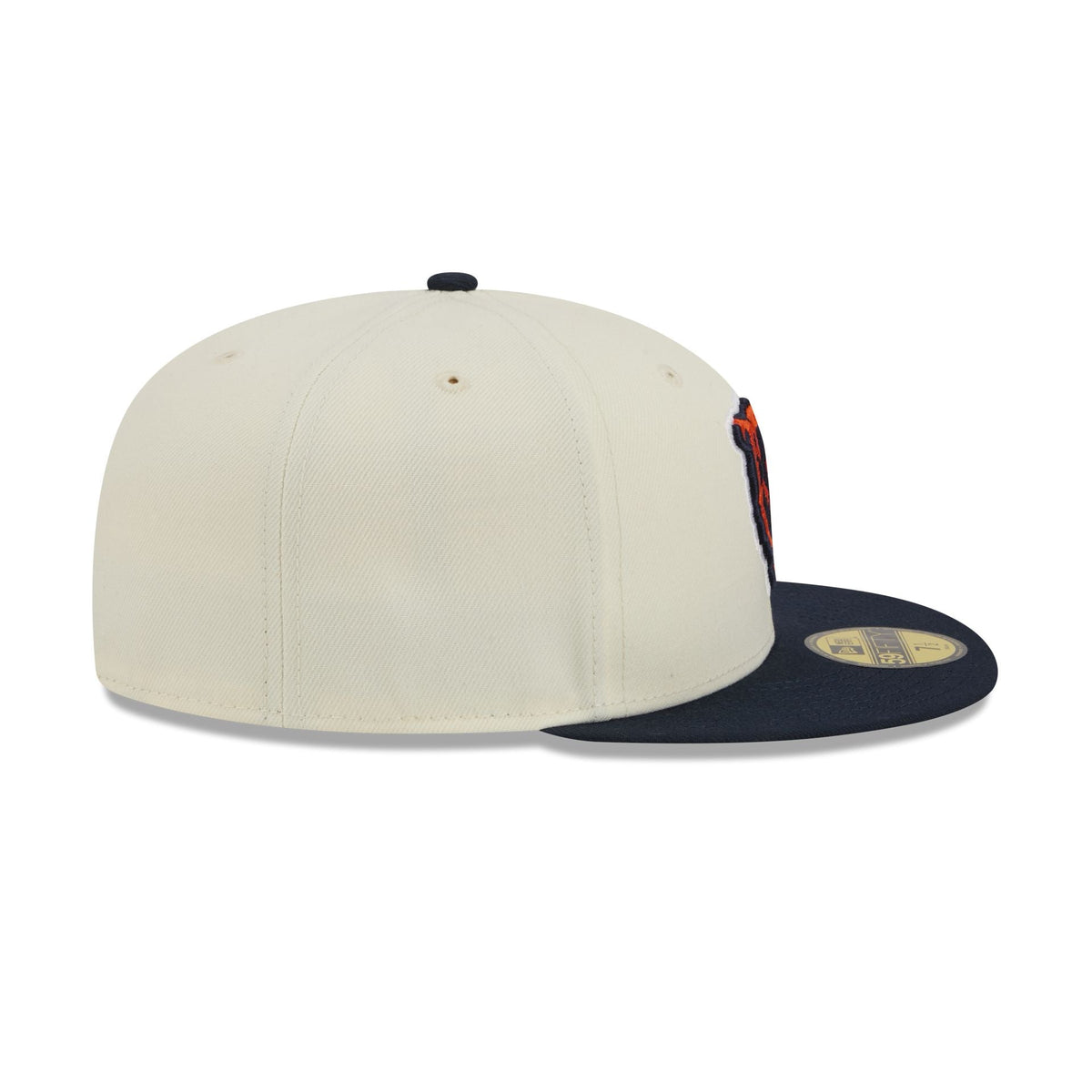 Chicago Bears Chrome White Basic 59FIFTY Fitted Hat - Image 5