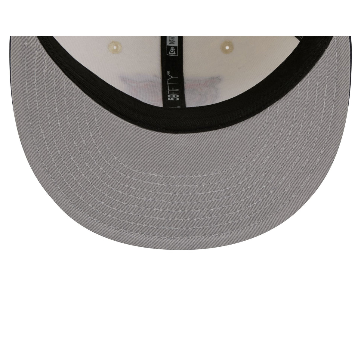 Chicago Bears Chrome White Basic 59FIFTY Fitted Hat - Image 7