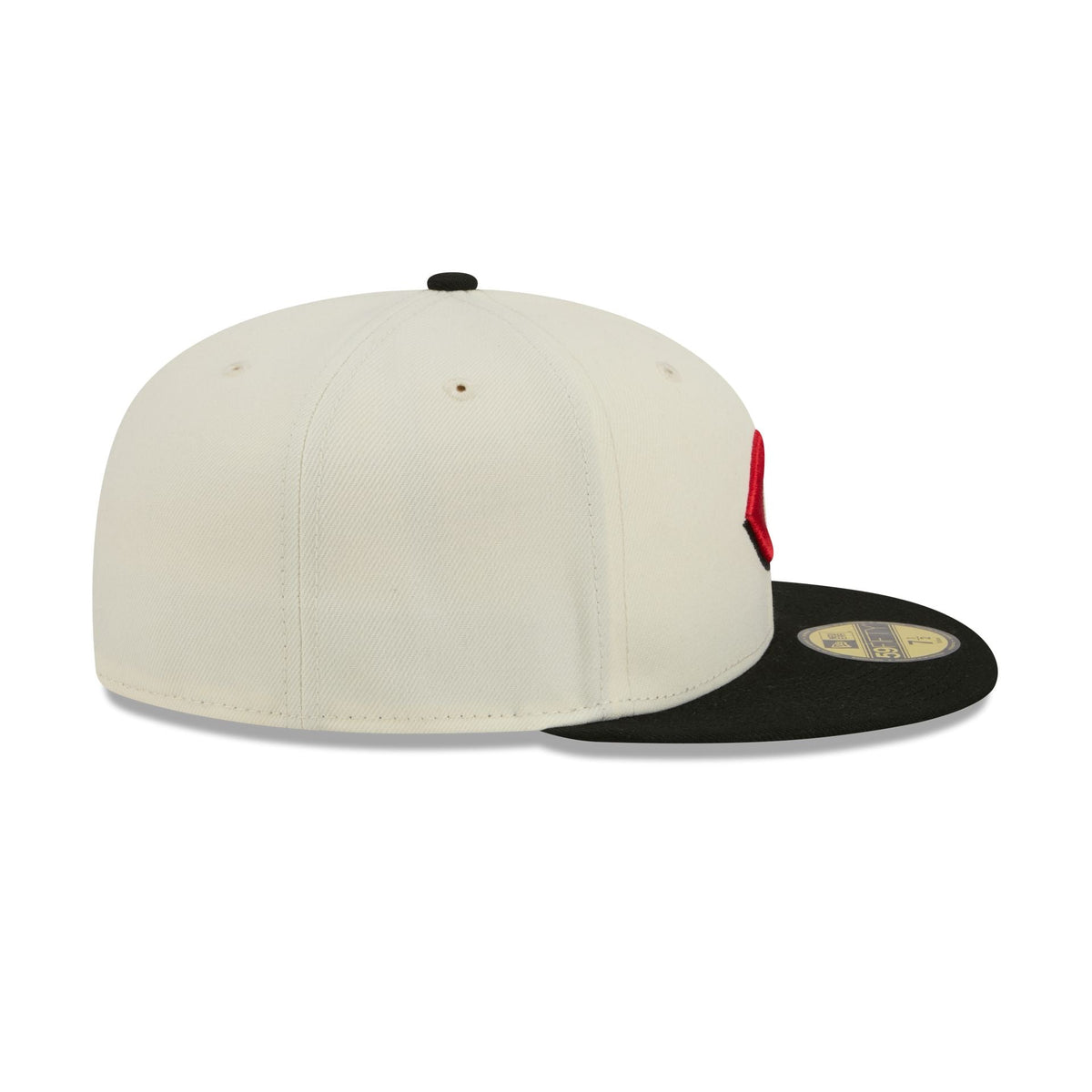 Cincinnati Reds Chrome White Basic 59FIFTY Fitted Hat - Image 5