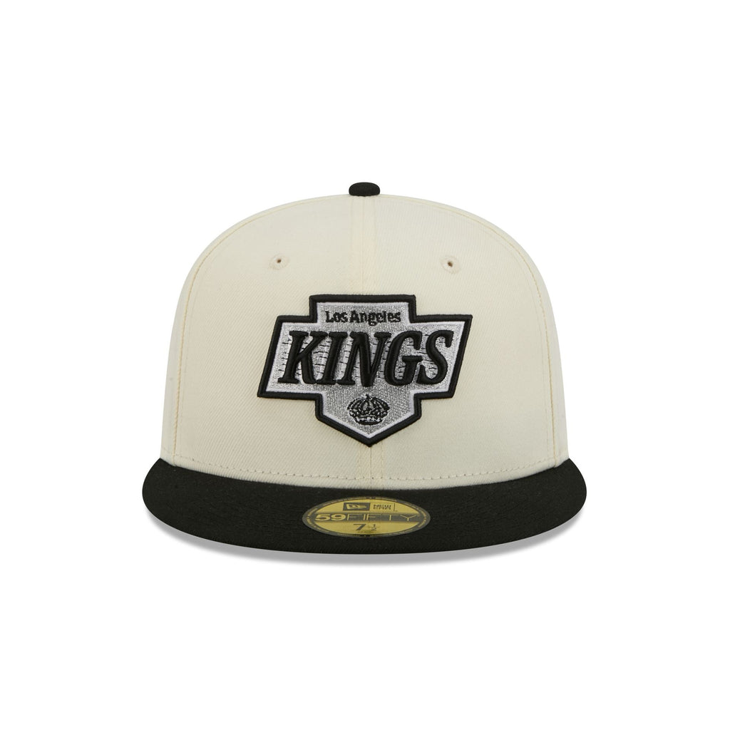 Los Angeles Kings Chrome White Basic 59FIFTY Fitted Hat - Image 2