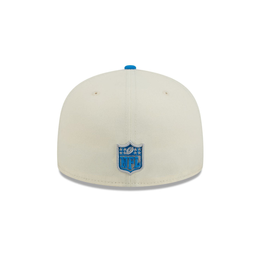 Detroit Lions Chrome White Basic 59FIFTY Fitted Hat - Image 6