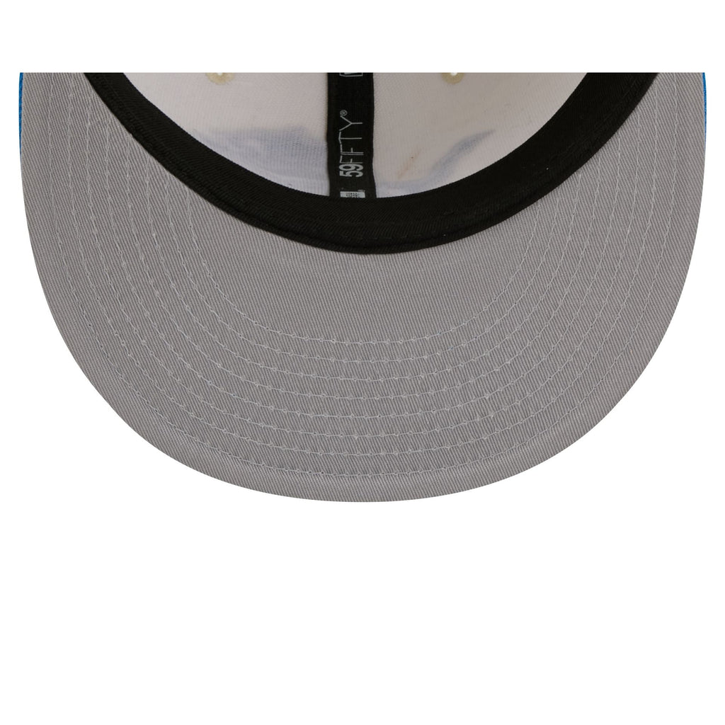 Detroit Lions Chrome White Basic 59FIFTY Fitted Hat - Image 7
