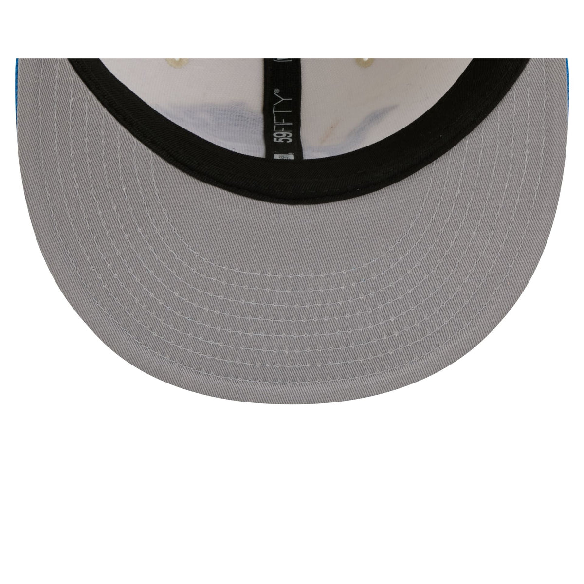 Detroit Lions Chrome White Basic 59FIFTY Fitted Hat - Image 7