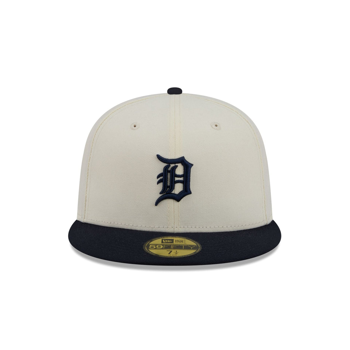 Detroit Tigers Chrome White Basic 59FIFTY Fitted Hat - Image 2