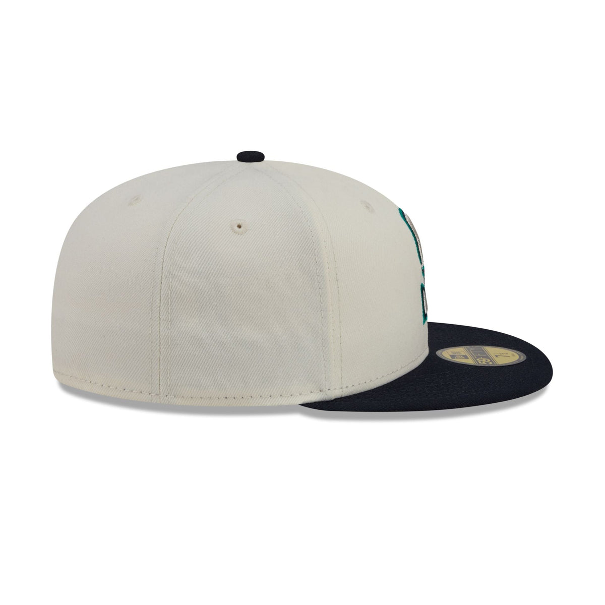 Seattle Mariners Chrome White Basic 59FIFTY Fitted Hat - Image 5