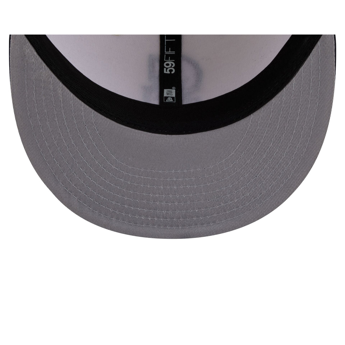 Seattle Mariners Chrome White Basic 59FIFTY Fitted Hat - Image 7