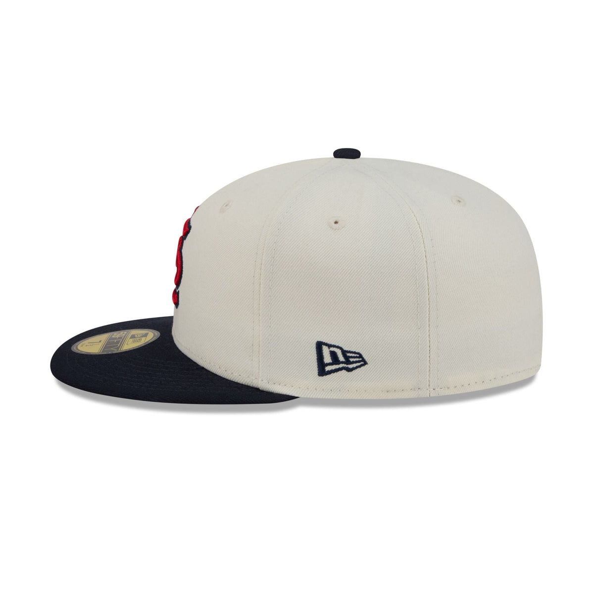 St. Louis Cardinals Chrome White Basic 59FIFTY Fitted Hat - Image 4