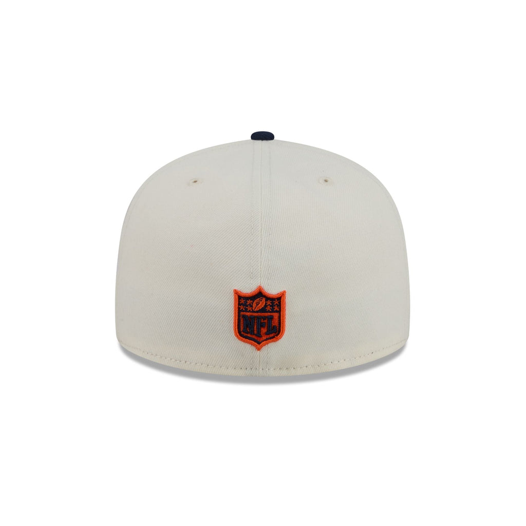 Denver Broncos Chrome White Basic 59FIFTY Fitted Hat - Image 6