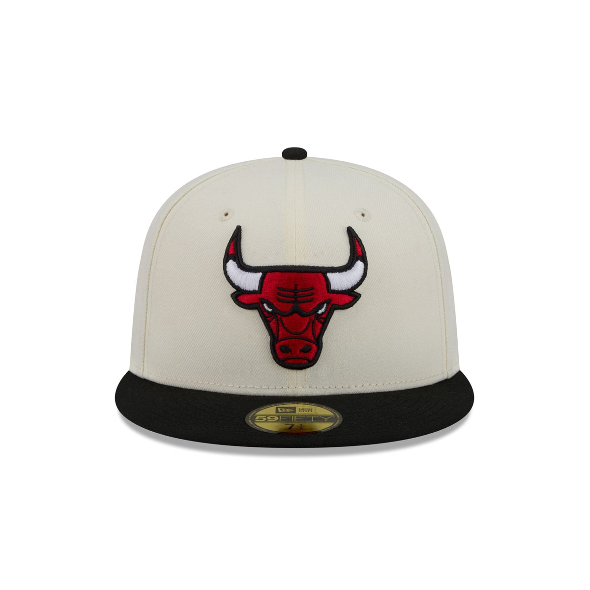 Chicago Bulls Chrome White Basic 59FIFTY Fitted Hat - Image 2