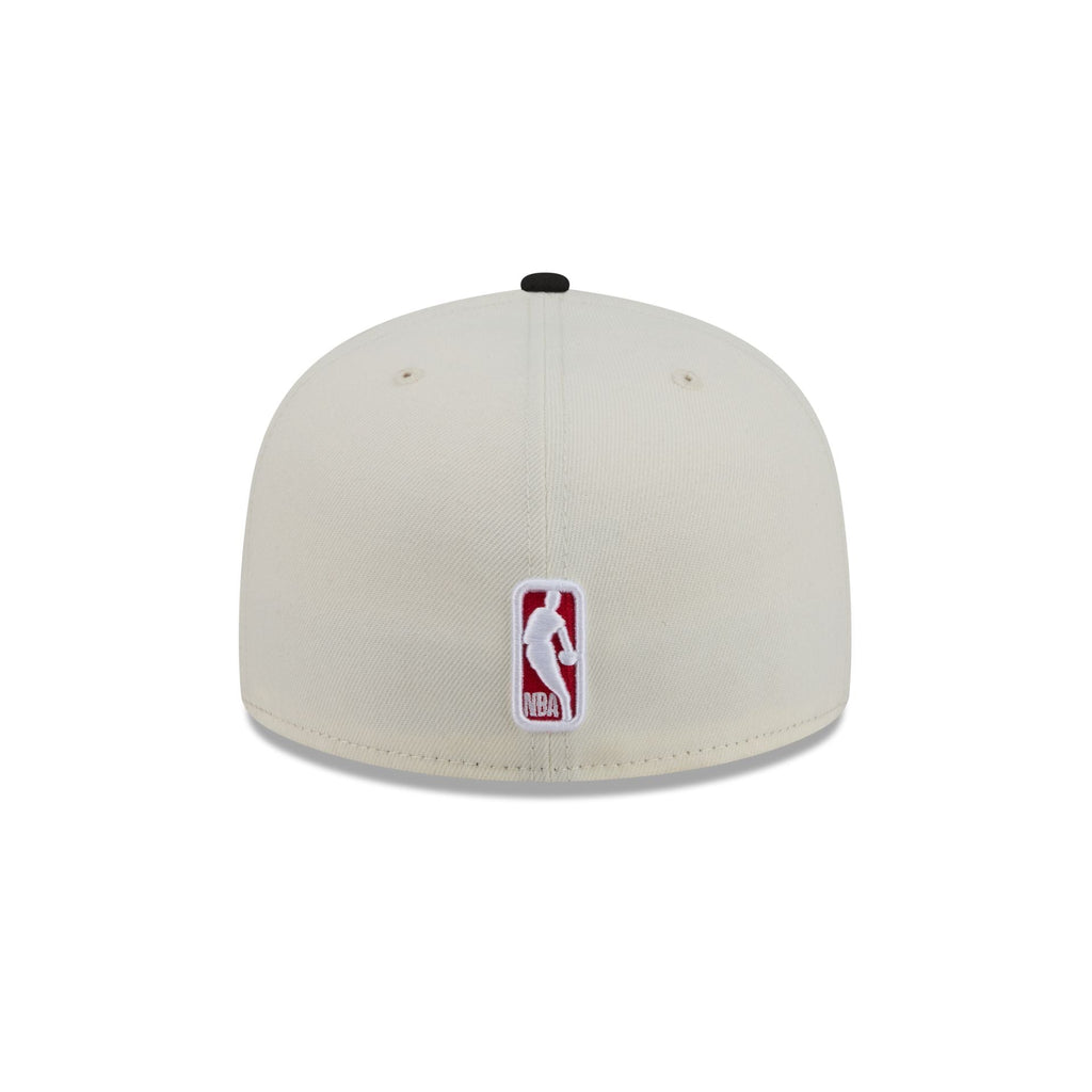 Chicago Bulls Chrome White Basic 59FIFTY Fitted Hat - Image 6