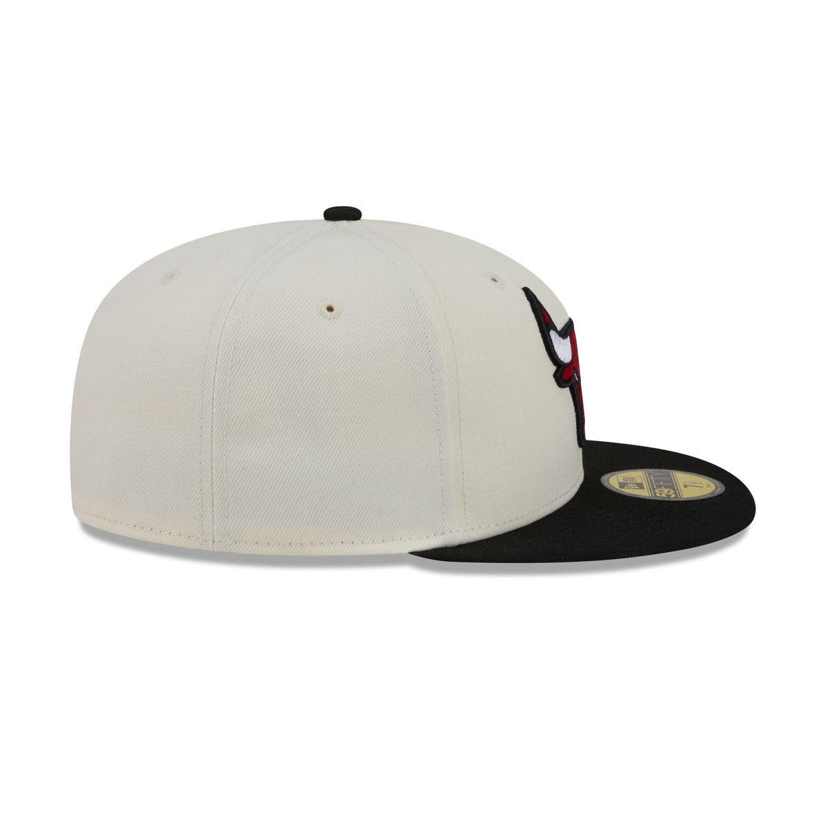 Chicago Bulls Chrome White Basic 59FIFTY Fitted Hat - Image 5