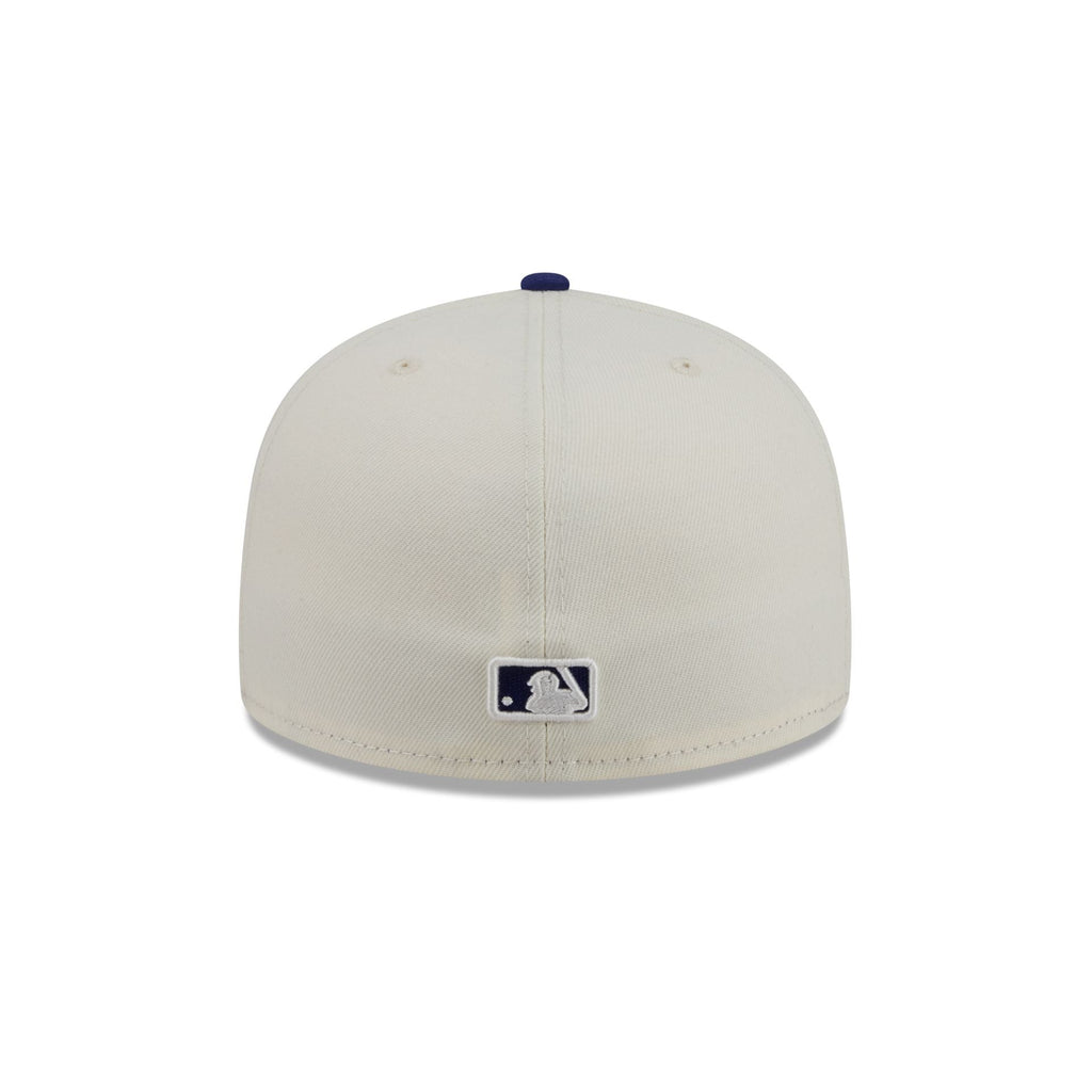 Los Angeles Dodgers Chrome White Basic 59FIFTY Fitted Hat - Image 6