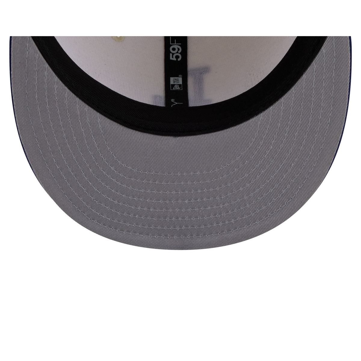Los Angeles Dodgers Chrome White Basic 59FIFTY Fitted Hat - Image 7