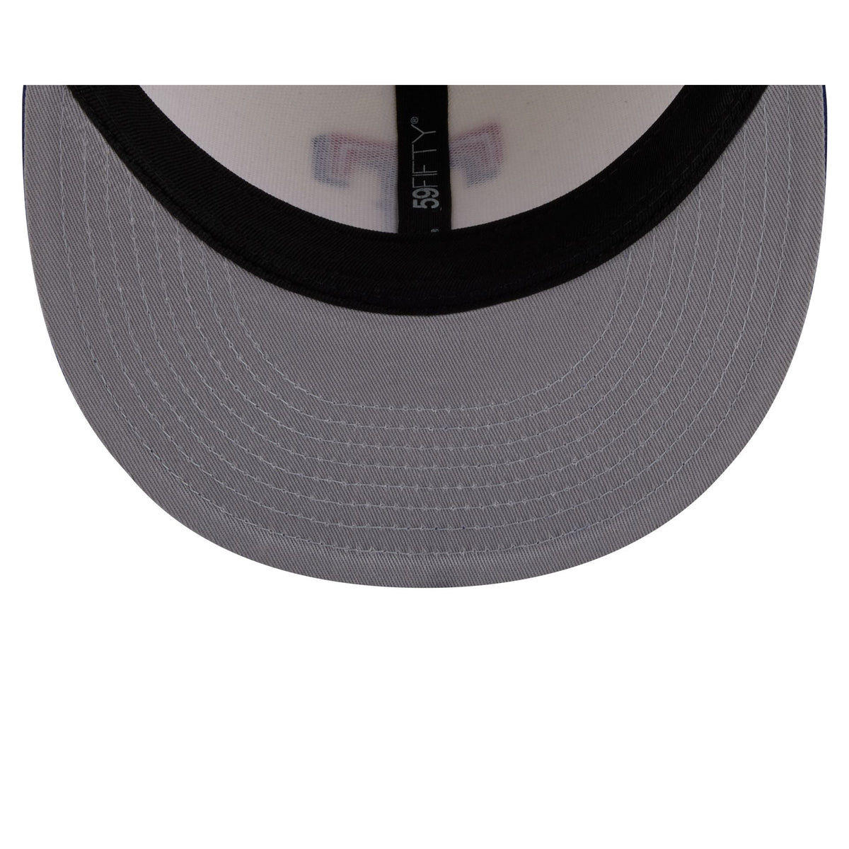 Texas Rangers Chrome White Basic 59FIFTY Fitted Hat - Image 7