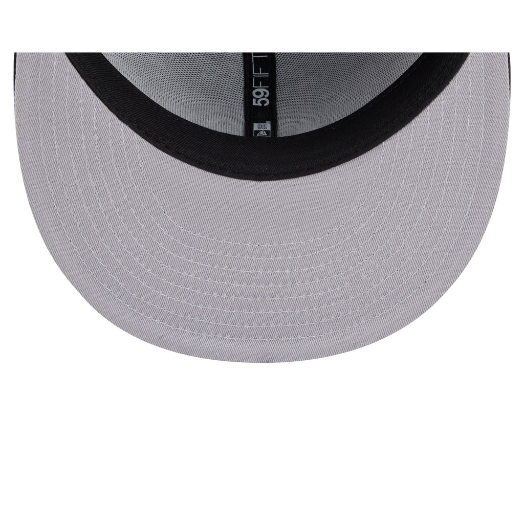 Kansas City Royals Black and White Basic 59FIFTY Fitted Hat - Image 7