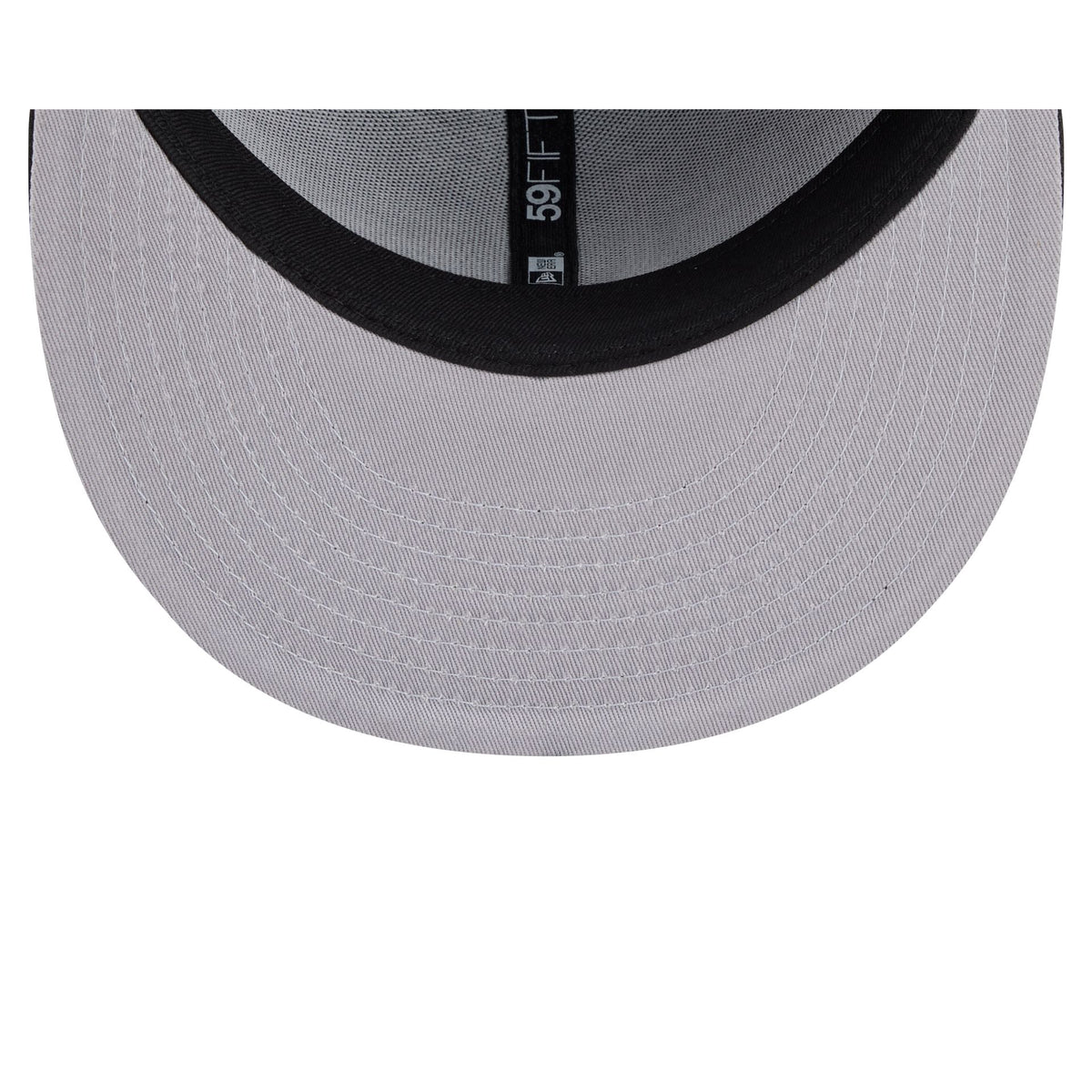 Kansas City Royals Black and White Basic 59FIFTY Fitted Hat - Image 7