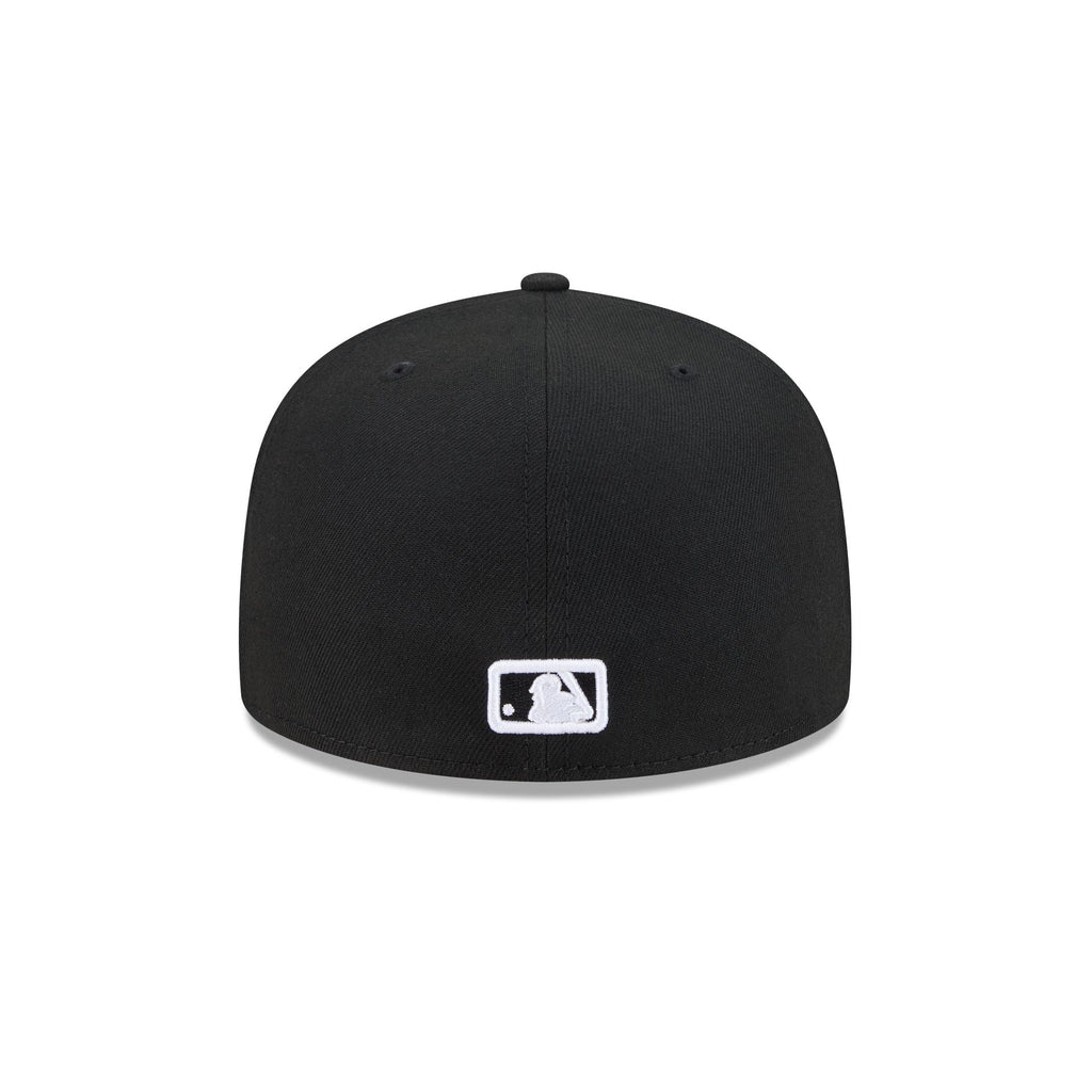 Philadelphia Phillies Black and White Basic 59FIFTY Fitted Hat - Image 6