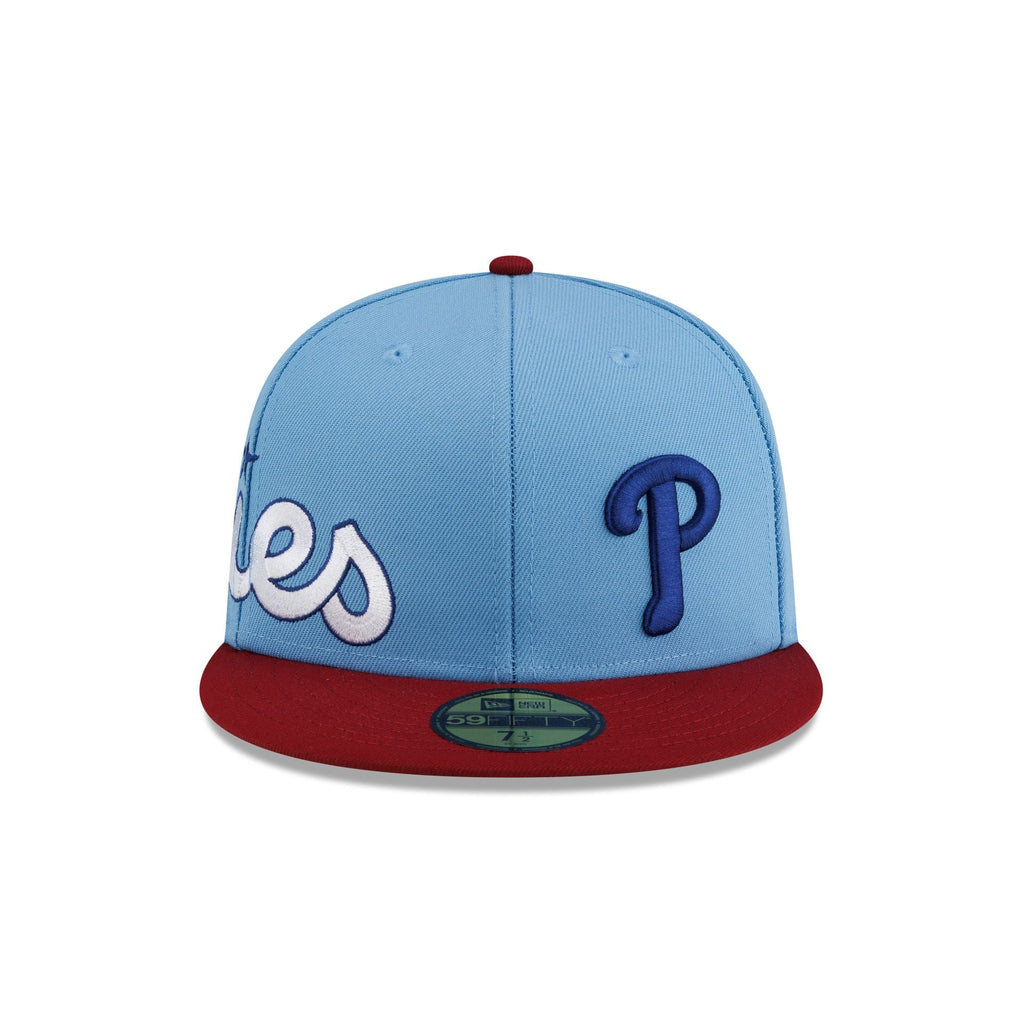 Philadelphia Phillies Premium Multi Logo 59FIFTY Fitted Hat - Image 2