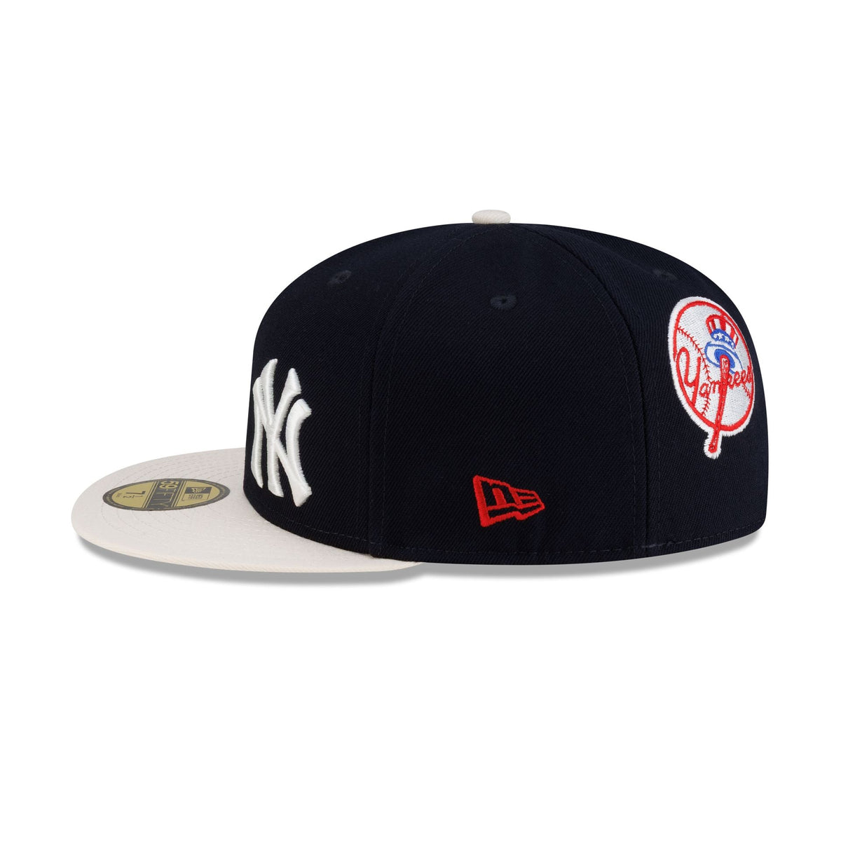 New York Yankees Premium Multi Logo 59FIFTY Fitted Hat - Image 5