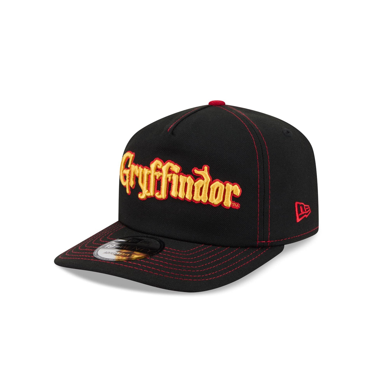 Harry Potter Gryffindor Contrast Stitch 19TWENTY Adjustable Hat - Image 3