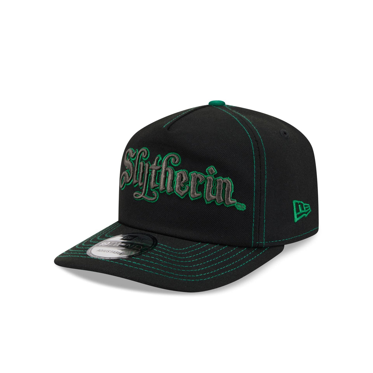 Harry Potter Slytherin Contrast Stitch 19TWENTY Adjustable Hat - Image 3