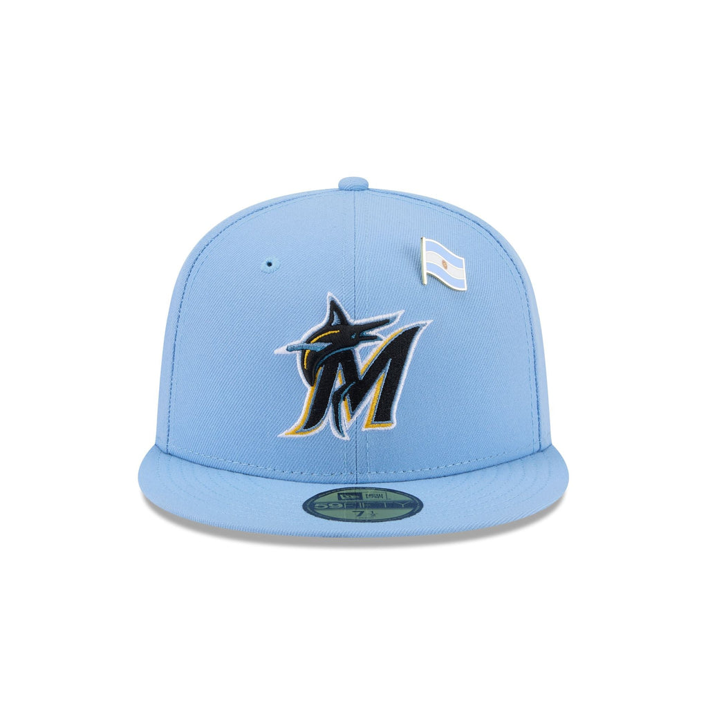 Miami Marlins Country Flag 59FIFTY Fitted Hat - Image 2